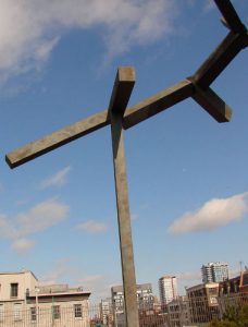 "Conjunction" by Joel Shapiro at the U.S. Embassay in Ottawa