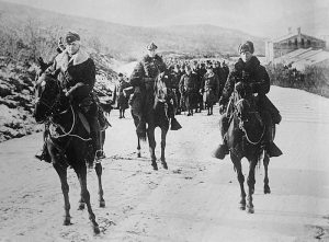 American Lt. Col. Nichols with the U.S. Army 31st Infantry at Vladivostok during the U.S. intervention in the Russian civil war (Photo: www.historyplace.com)